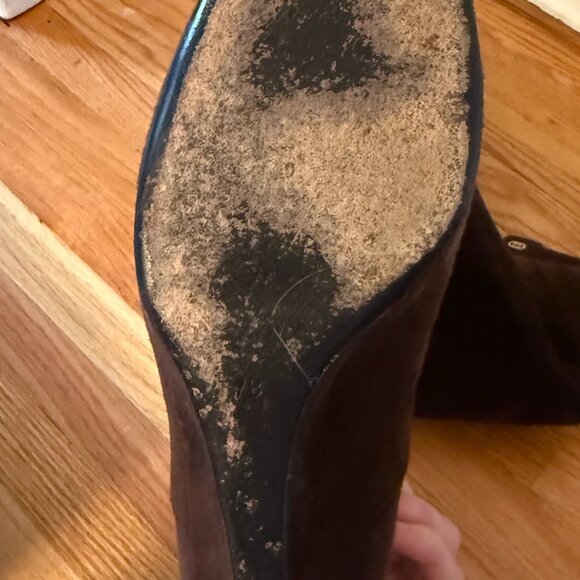 Gucci Interlocking G Logo Suede Boots Women's Size: 7 - Picture 3 of 7